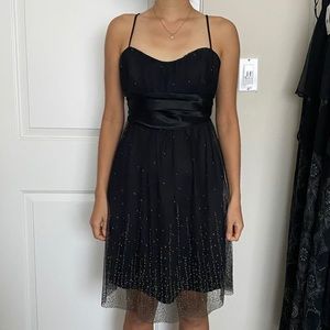 Black Gold Party Dress